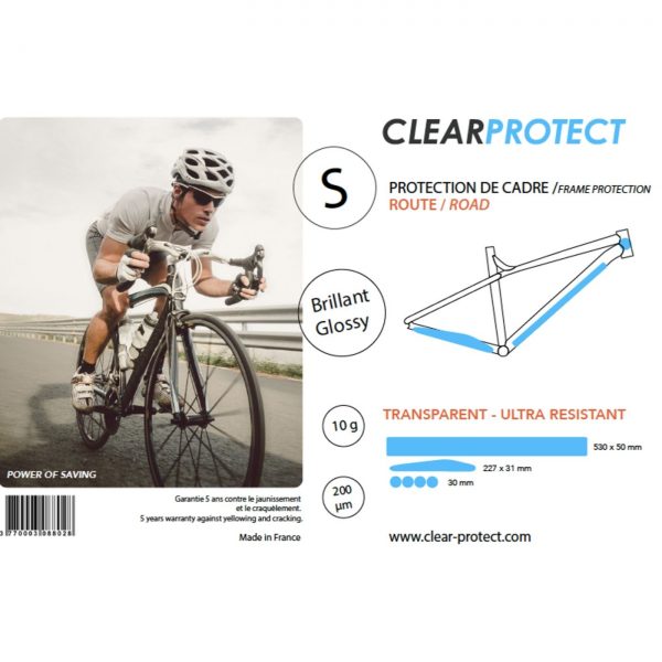 Kit de proteção CLEARPROTECT S brilhante para quadro